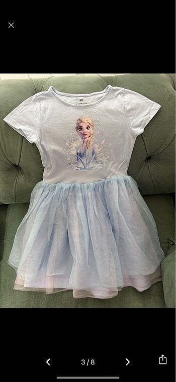 4 Yaş Beden Elsa elbise