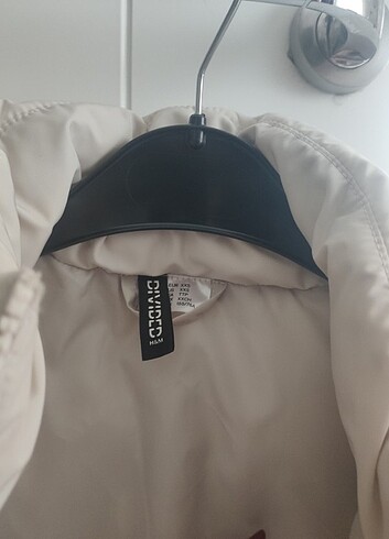 xs Beden gri Renk H&m kadın pofuduk crop yelek