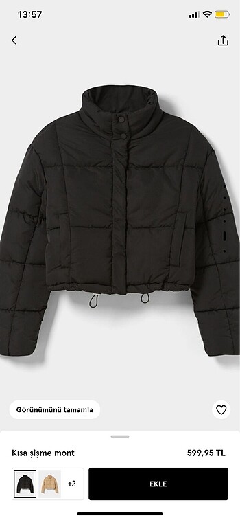Bershka mont