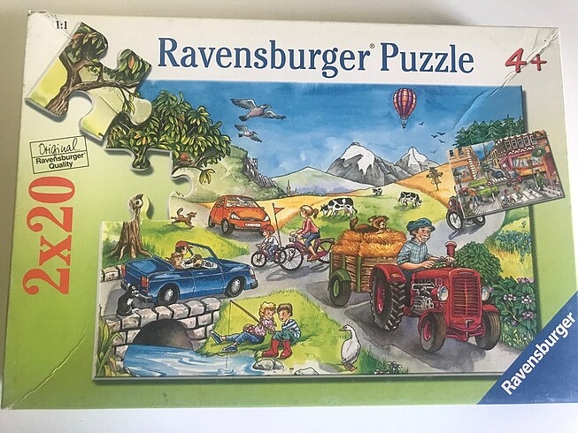 Ravensburger Puzzle (+4 yaş 2 adet 20 parça)