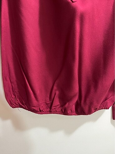 40 Beden Bordo bluz gömlek