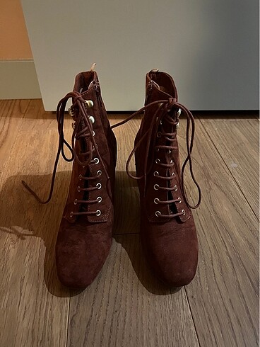 38 Beden h&m süet topuklu bot