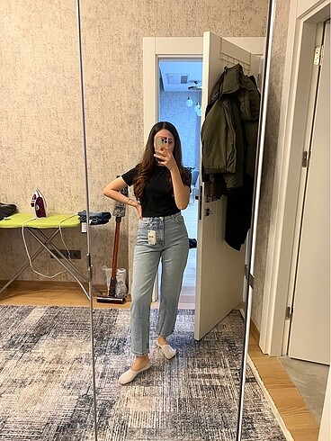 Mango mom jean