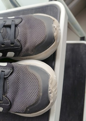 Gri Adidas unisex 35 Numara orginal spor ayakkabı - Görsel 7