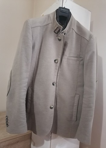 Düğmeli Gri Erkek Ceket beymen business marka - Görsel 2