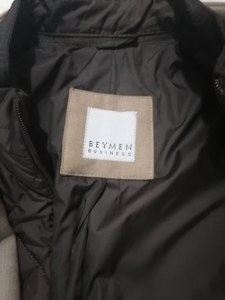 Düğmeli Gri Erkek Ceket beymen business marka - Görsel 5