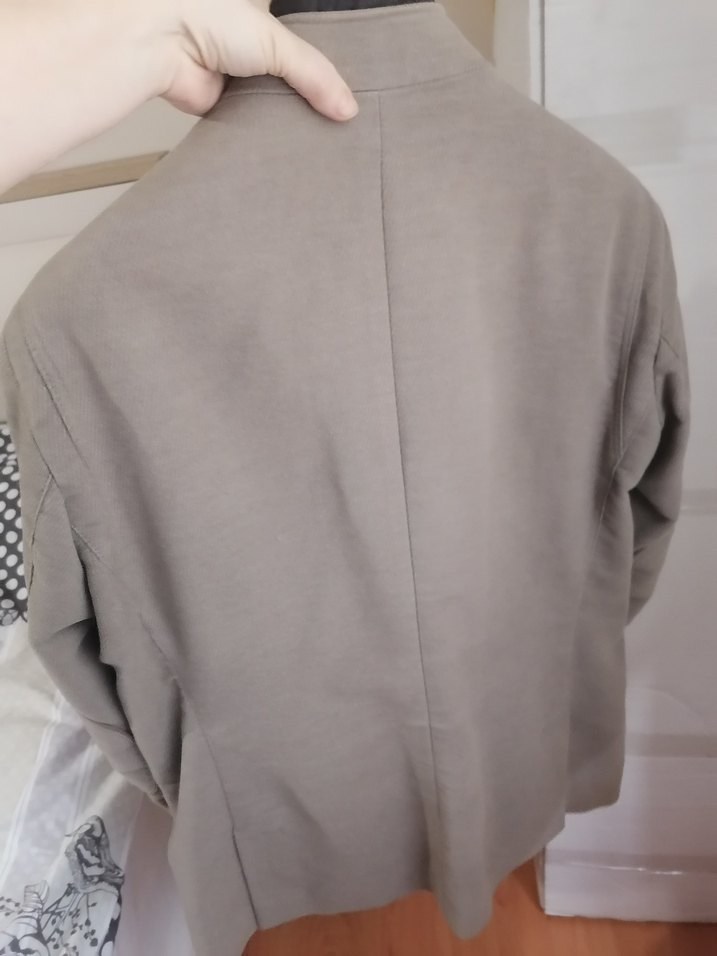 Düğmeli Gri Erkek Ceket beymen business marka - Görsel 4