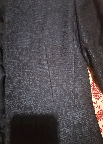 Düğmeli Lacivert Kadın şık Ceket - Görsel 3