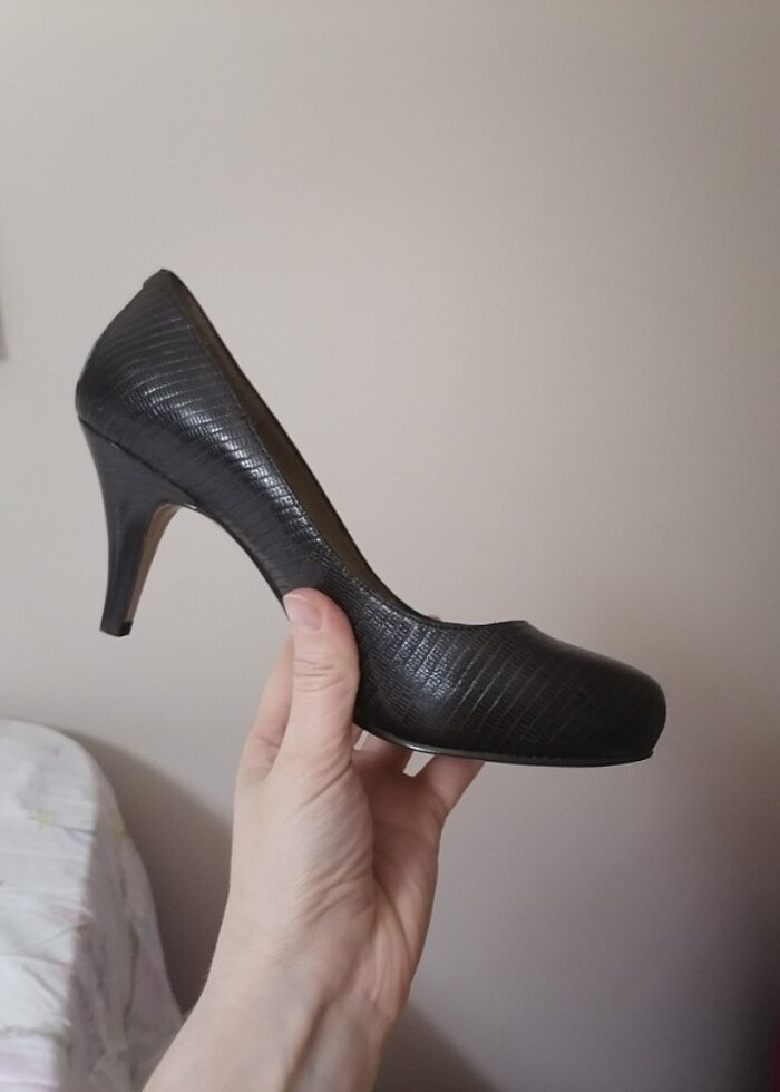 Nine west kahverengi klasik ayakkabı - Görsel 3