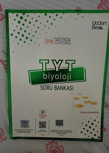 TYT Biyoloji Soru Bankası ÜçDörtBeş