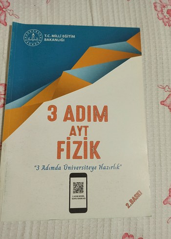 3 Adım AYT Fizik Sınav Hazırlık Kitabı ve tyt biyoloji ikisi bir