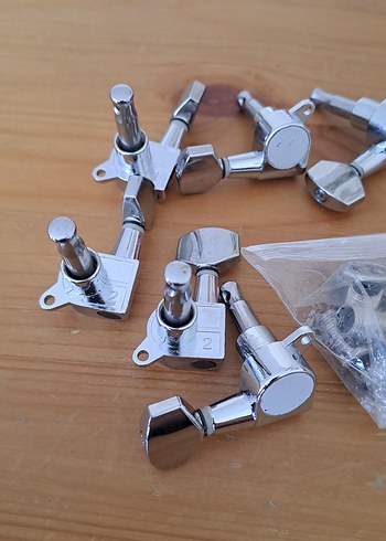  Elektro Gitar Burgu Seti-Sıfır 6 Adet