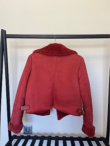 xs Beden kırmızı Renk İçi yünlü ceket