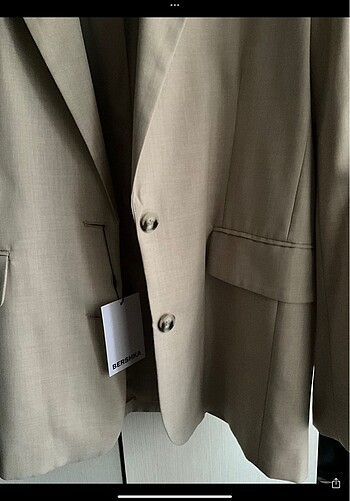 m Beden camel Renk BERSHKA blazer