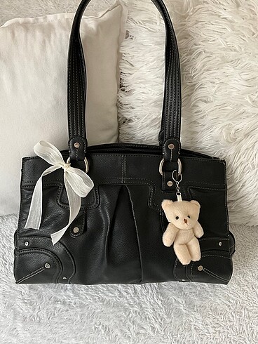 Nine West charmlı vintage y2k çanta