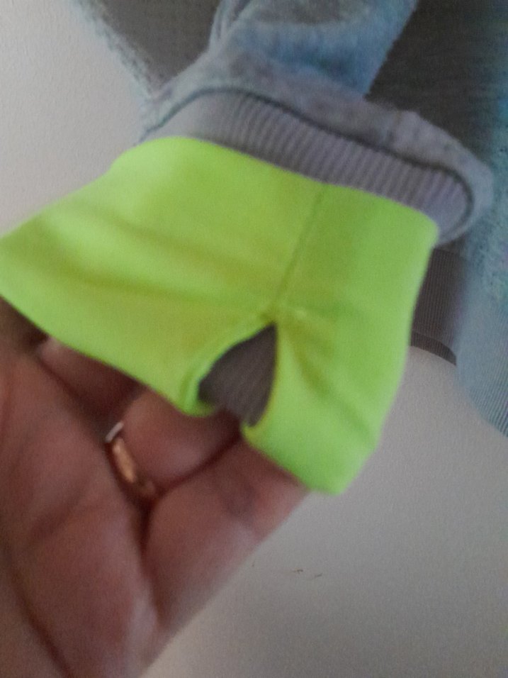 Gri Uzun Kollu Oversize Kadın Sweatshirt - Görsel 4