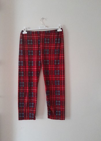 9 Yaş Beden kırmızı Renk Erkek Çocuk Kırmızı Kareli Pijama Takımı
