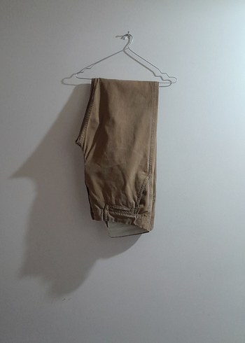 Bej Keten Erkek Pantolon - Görsel 2