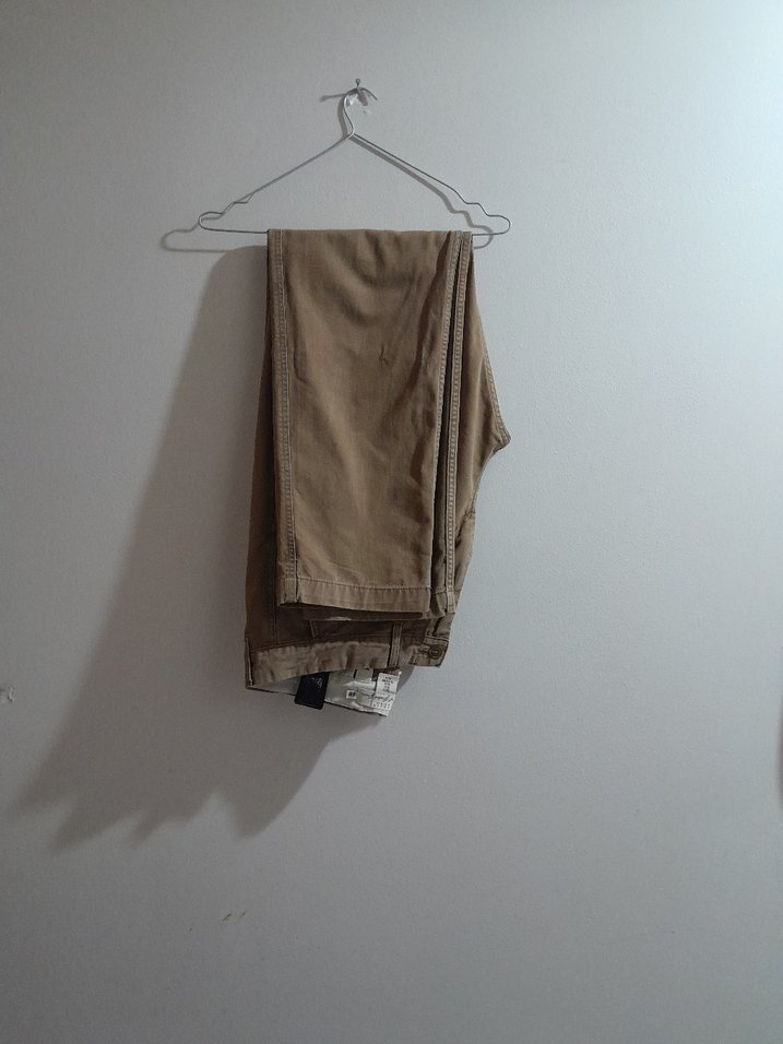 Bej Keten Erkek Pantolon - Görsel 3