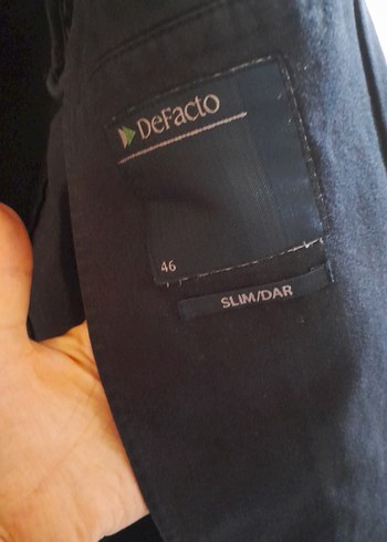 Lacivert Erkek Denim Ceket - Görsel 4