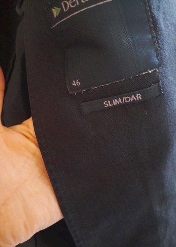 Lacivert Erkek Denim Ceket - Görsel 3