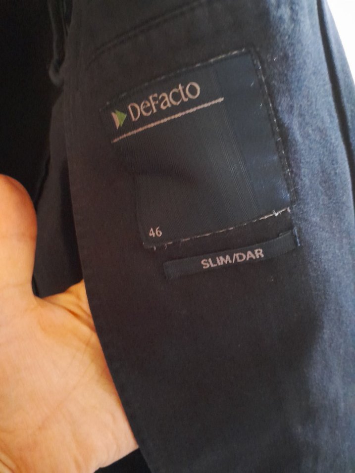 Lacivert Erkek Denim Ceket - Görsel 4