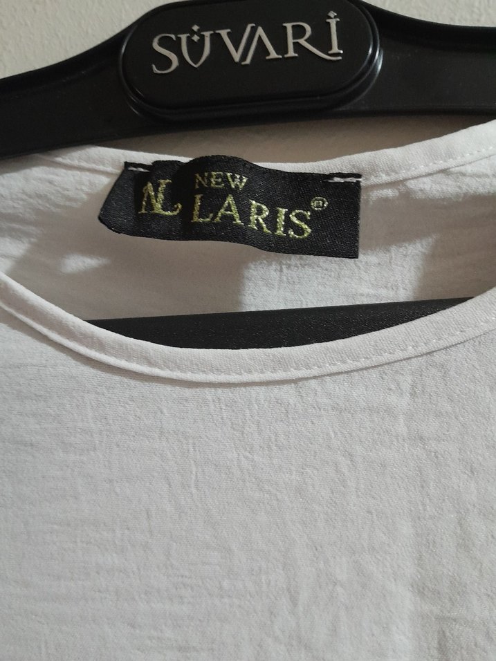 Kadın Beyaz Uzun Kollu tunik - Görsel 3