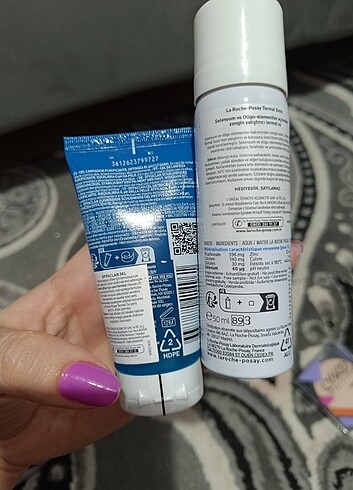 La Roche Posay La Roche posay Yıkama jeli ve termal su