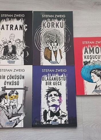 Stefan Zweig - 5li set Korku, satranç...