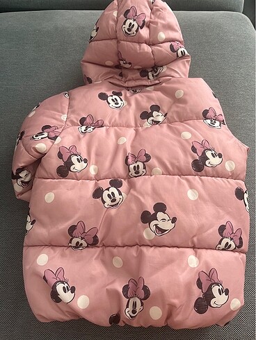 4 Yaş Beden pembe Renk H&M kız çocuk Minnie Mickey Mouse mont 4 yaş