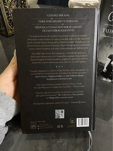  Beden Bayan Peregrine'nin Tuhaf Çocukları seti 3 kitap