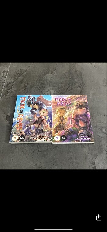 Made in abyss 1 ve 2 cilt manga çizgi roman bang çizgi