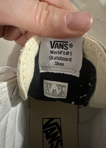 Vans Birkaç kez giyilmis hiçbir deformesi yoktur bayan spor bot