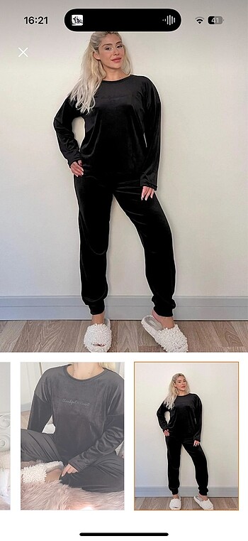 Diğer Kadife pijama