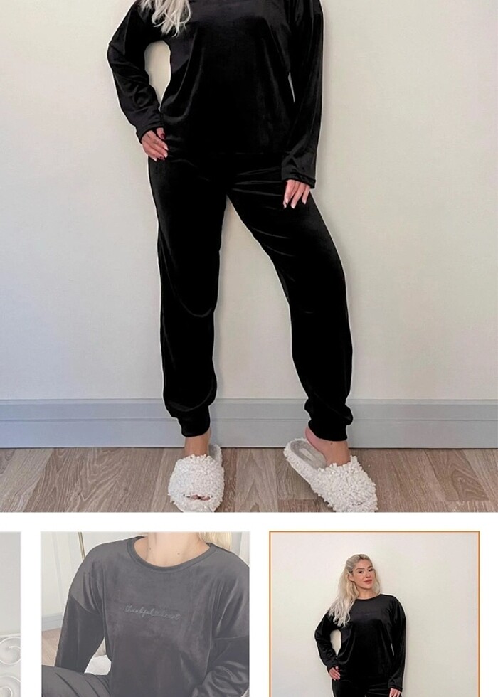 Kadife pijama - Görsel 2