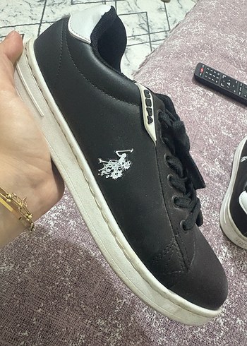 Siyah USPA Kadın Spor Ayakkabı - Görsel 5