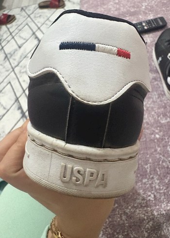 Siyah USPA Kadın Spor Ayakkabı - Görsel 2