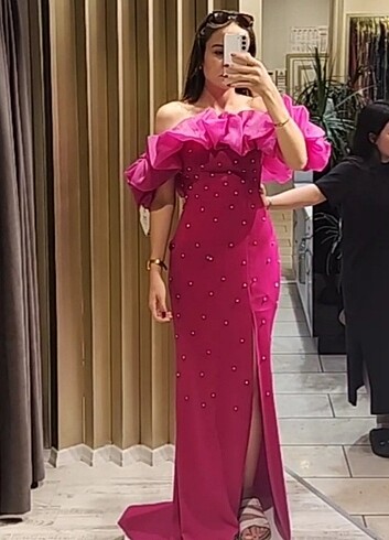 Just Cavalli Cavalli abiye fuşya