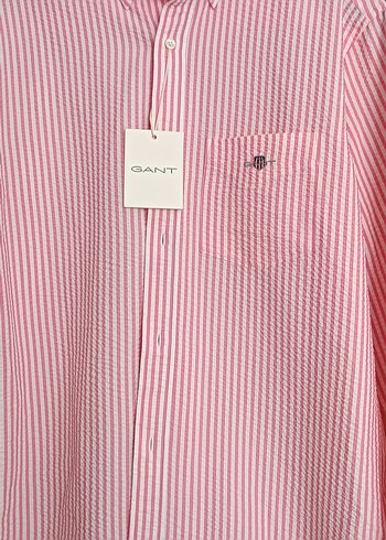 Gant Pembe Cizgili Klasik Gomlek