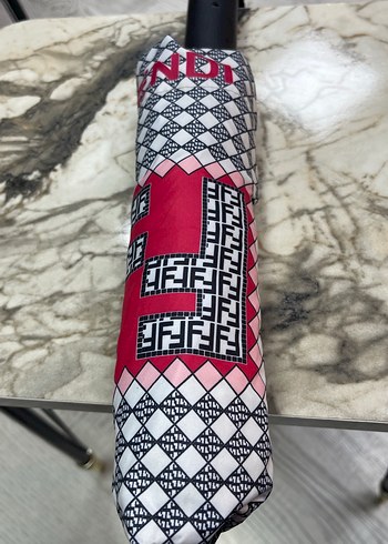 Renkli Fermuarlı Kadın Sokak Stili şemsiye fendi - Görsel 2