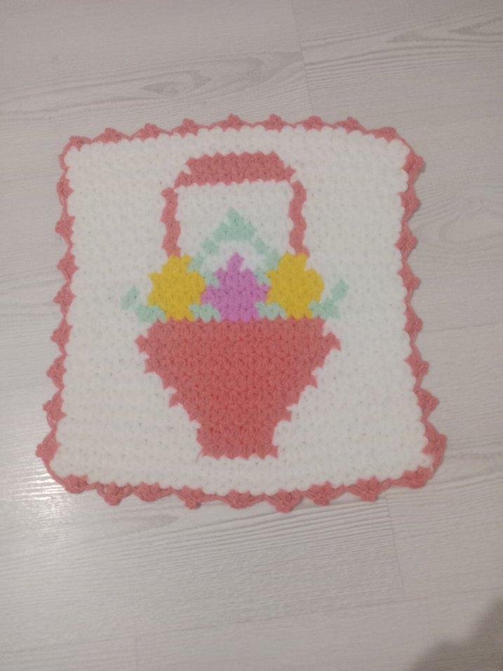 El yapımı renkli örgü banyo lifleri - Görsel 4