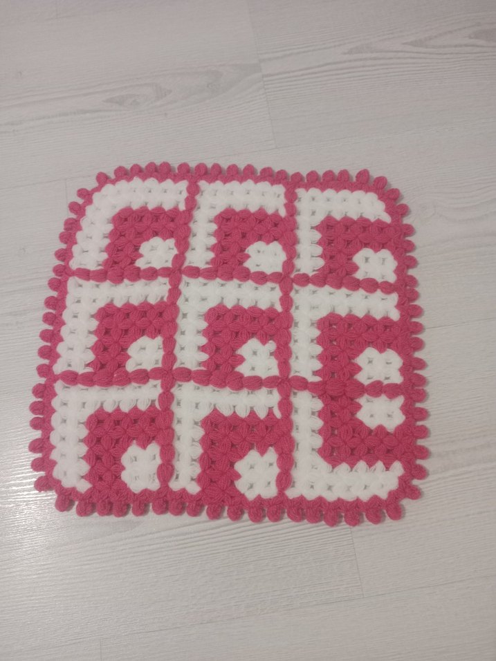 El yapımı renkli örgü banyo lifleri - Görsel 3