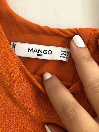 m Beden Mango Suit Turuncu Elbise