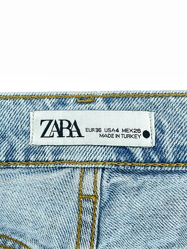 36 Beden mavi Renk Zara Jean / Kot %70 İndirimli.