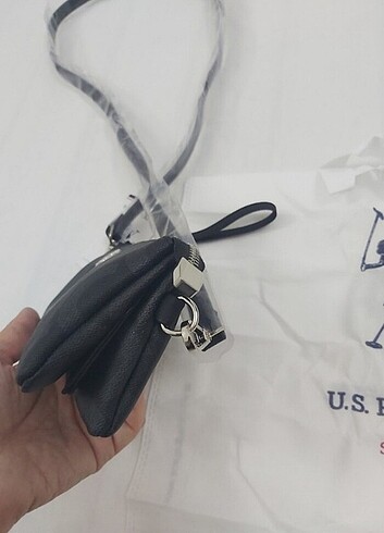  Beden siyah Renk U.S.Polo Assn.Kadın Askılı Çanta 