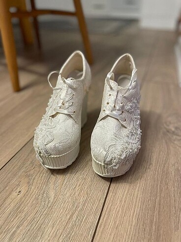 37 Beden beyaz Renk Spor gelin ayakkabısı