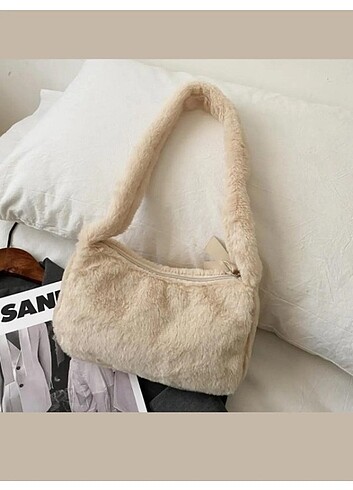 Askılı Peluş Çanta 