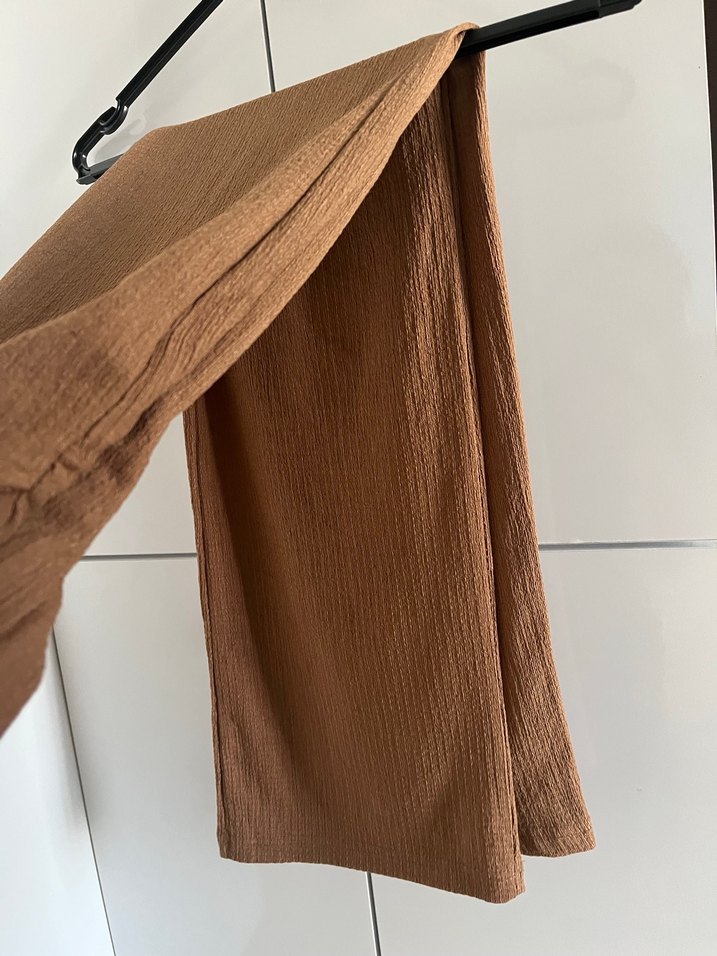 Kadın Kahverengi Midi Pantolon - Görsel 2