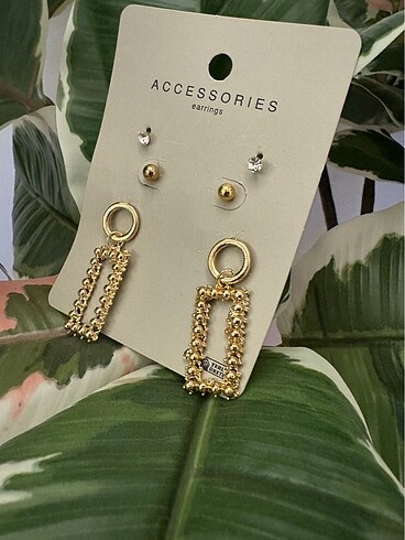 Beden Gold Küpe set