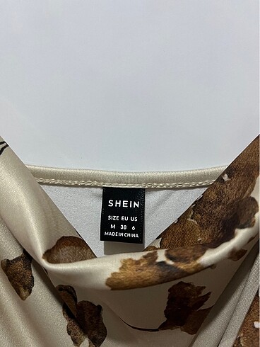 Sheinside Shein Çiçek desenli Elbise